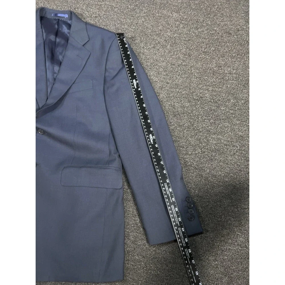 Charles Tyrwhitt 2 Piece Suit Men's 38R Pants 33x31 Blue Wool Slim Fit